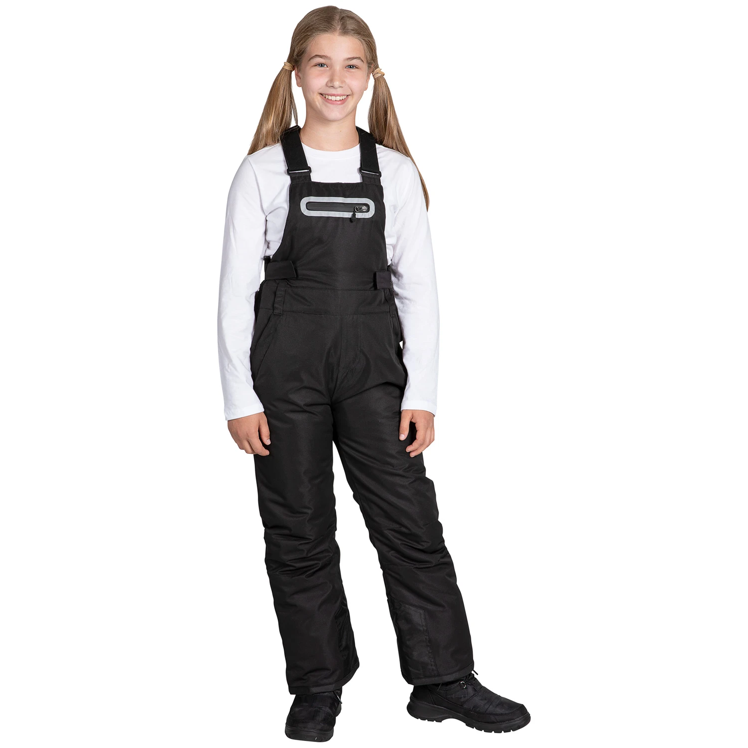 Swiss Alps Youth' Snow Dobby Bib Pants - Image 2