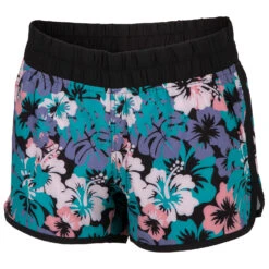 Burnside Women's Floral Paper Bag Boardshorts