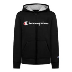 Champion Boys' Script Full-zip Hoodie