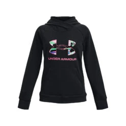 Under Armour Girls' Rival Camo Fleece Pullover Hoodie